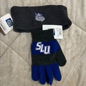 Blue and Gray Women's Gloves